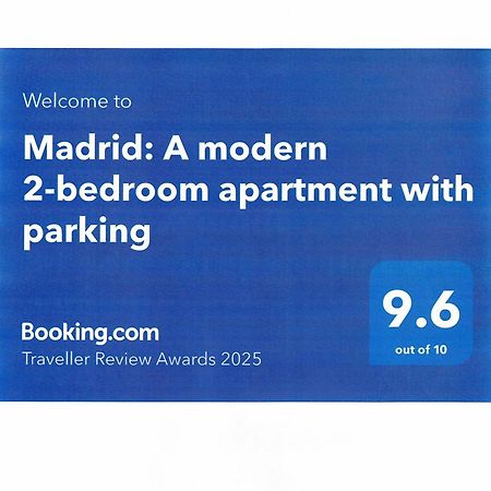 Madrid: A Modern 2-Bedroom Apartment With Parking 索菲亞 外观 照片